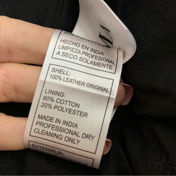 Doma Moto Leather Jacket Size Small with Tags On - Picture 3 of 6